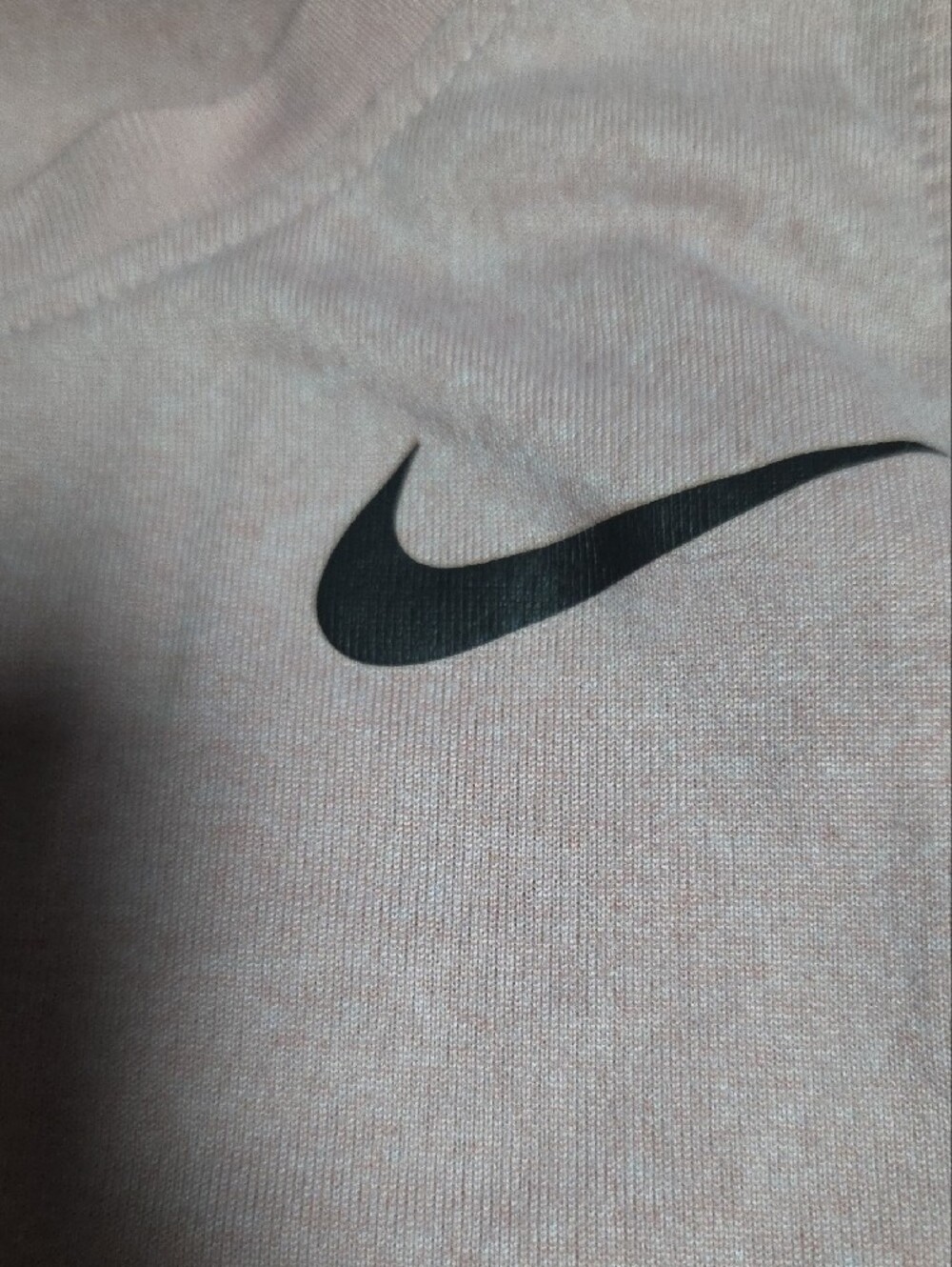 Nike Light Pink Athletic Tank with Black Swoosh - Picture 2 of 4